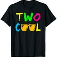 thumbnail image 1 of Kids Two Cool 2nd Birthday Gift 2 Year Old Boy Second Bday T-Shirt, 1 of 3