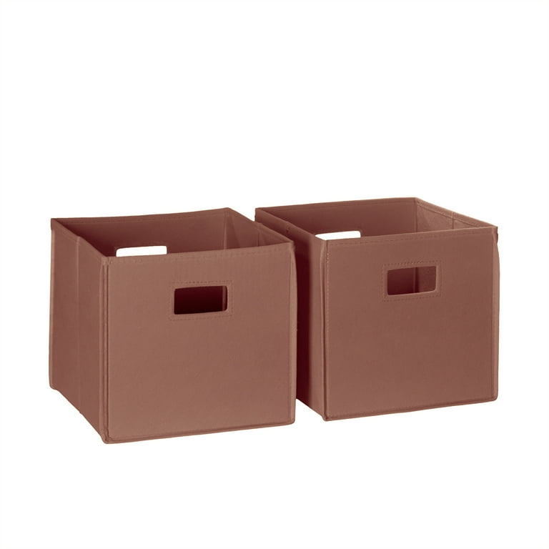 Kids Two Piece Folding Storage Bin - Terracotta - Walmart.com