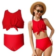 thumbnail image 1 of Kids Two Piece Swimsuit Girls Quick Dry Swim Suits with Chest Pad Girl Bathing Suits Size 9-10 Years, 1 of 5