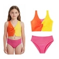thumbnail image 1 of Kids Two Piece Swimsuits Quick Dry Swimsuit with Chest Pad Bikinis for Kids 7-8 Years, 1 of 5