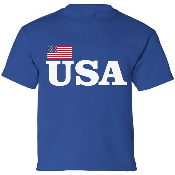 Kids USA Shirt - Graphic Tees - American Flag 4th of July Patriotic Timeless Age 6 to 15