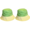 thumbnail image 1 of Kids UV Rays Protective Bucket Shade Sun Hat (Pack of 2)  (Lime/Yellow), 1 of 1