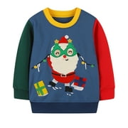 OXODOI Kids Ugly Christmas Sweater Boys Girls Xmas Holiday Party Pullover Tops 2-7 Years