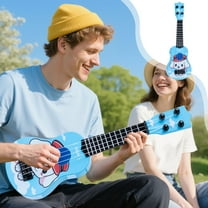 Kids Ukulele Guitar Toy For Boys Girls Musical Educational Toy With Nylon Strings Portable Durables Mini Guitar For Beginners