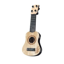 Kids Ukulele, Toy Guitar, 9.92 Inch Mini Ukulele Musical Instrument for Toddlers, 4 Strings Educational Toy Guitar for Boys and Girls, Portable Lightweight Plastic Ukulele Toy