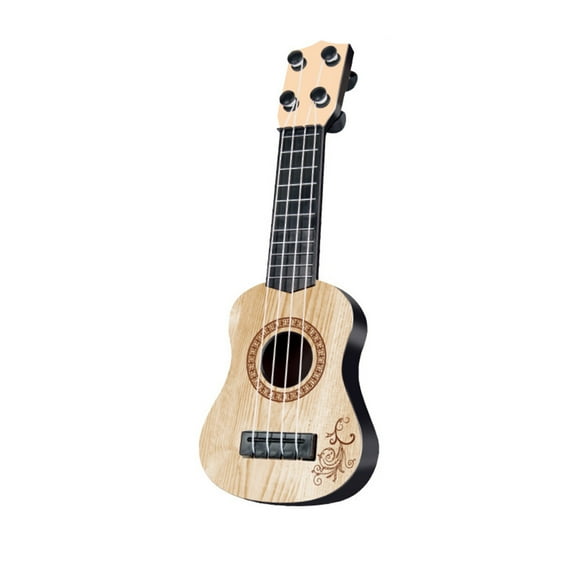 Kids Ukulele, Toy Guitar, 9.92 Inch Mini Ukulele Musical Instrument for Toddlers, 4 Strings Educational Toy Guitar for Boys and Girls, Portable Lightweight Plastic Ukulele Toy