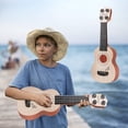 thumbnail image 1 of Kids Ukulele, ZzCityTK Portable Durable Mini Guitar Toy, 4-String Nylon Beginner Musical Educational Instrument for Boys Girls, White, 1 of 6