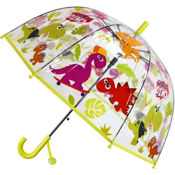 Kids Umbrella Clear Bubble Umbrellas for Rain,Safety Dome Windproof Umbrella for Kid Girls and Boys