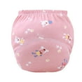 thumbnail image 1 of Toddler Boxers Baby Cartoon Print Breathable Soft Training Pants Washable Reusable Leakproof Underwear Underwear for Girls E 6 Months-12 Months, 1 of 4
