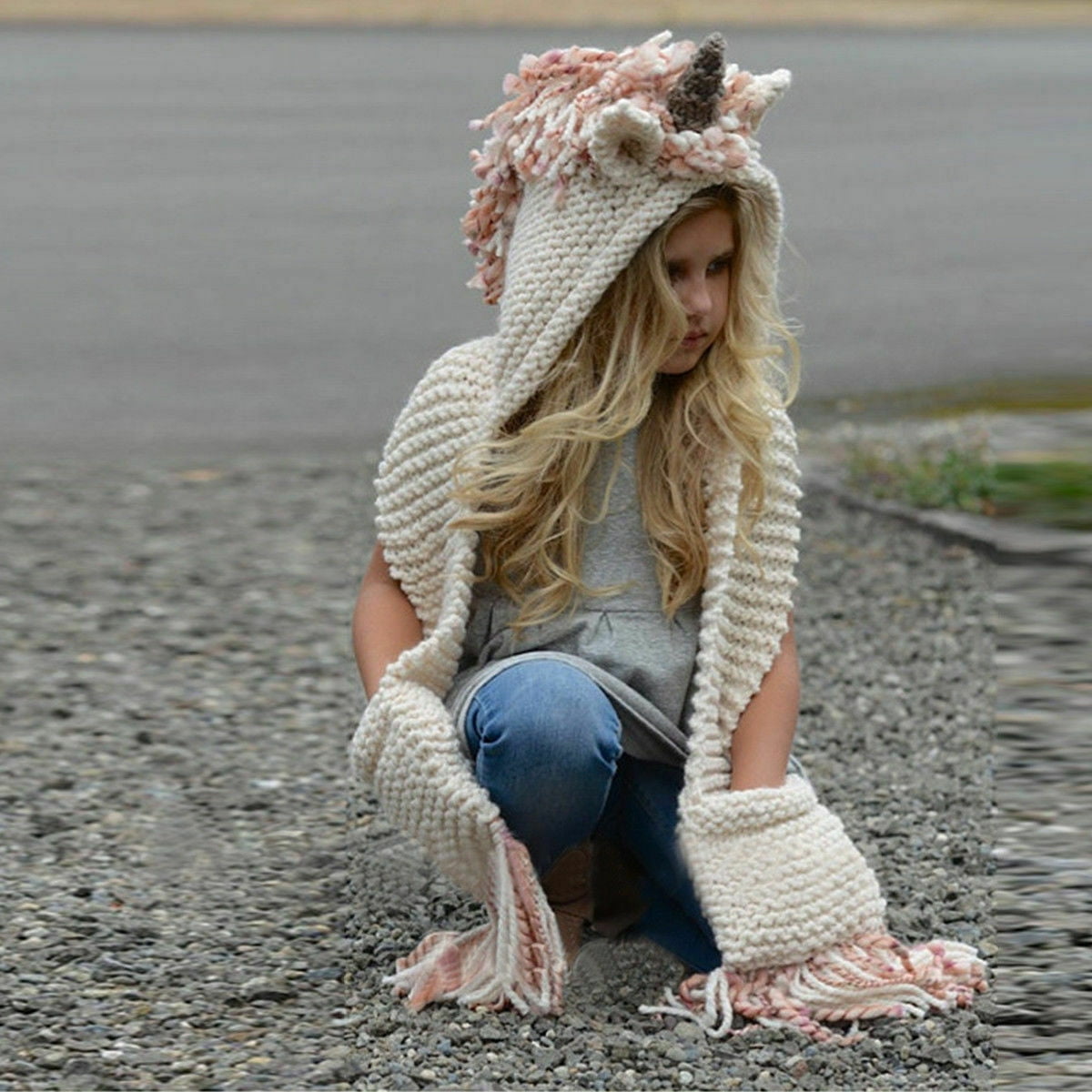 Cozy Winter Hat & Scarf Set For Women & Girls – Soft Knit With Pom Pom, 5 Colors - View #7