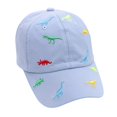 thumbnail image 1 of Kids Unisex Baseball Cap Cartoon Dinosaur Embroidery Toddler Hat, 1 of 2