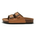 thumbnail image 1 of Kids' Unisex Cork Sandals PU Leather Beach Slides with Non-Slip Sole for Boys & Girls, 1 of 11