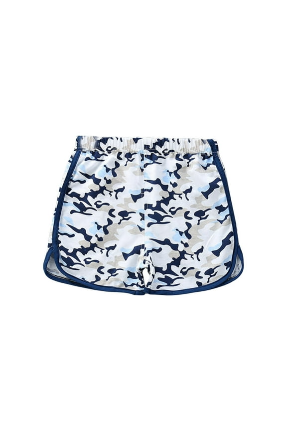 Kids Unisex Emoji Basketball Shorts Stretch Waistband - Soft Breathable Athletic Shorts Casual Summer Outfit, Boys Clothes Girls Shorts for Outdoor Playtime Fun