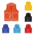 thumbnail image 1 of Kids Unisex Mesh Breathable Fishing Vest Pockets Photography Travel Hiking Waist Coat Jacket for Adults and Youth Size 6-7 Years, 1 of 3