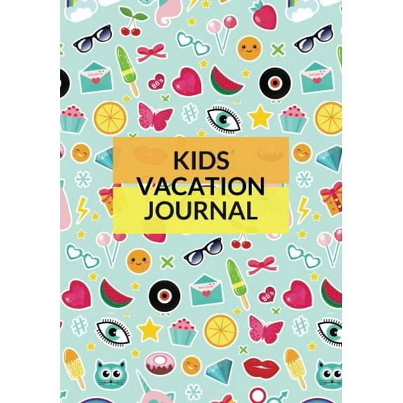 Pre-Owned Kids Vacation Journal: Fun Travellers Notebook, Books, Summer Holiday Scrapbook, Spring Break Travel Planner, Fall Winter Diary, Keepsake, Log, Memories | Itinerary & Drawing Boxes | Medium Softback