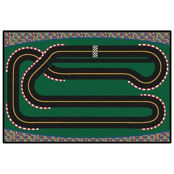 Carpets For Kids 1495451 Value Line Super Nylon Fiber Speedway Rug, 3 ft. x 4 ft. 6 in. - Rectangle