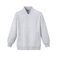 thumbnail image 1 of Kids Varsity Jacket Girls Boys Baseball Jacket School Uniform Bomber Coat with Pocket for Sports Outerwear, 1 of 6