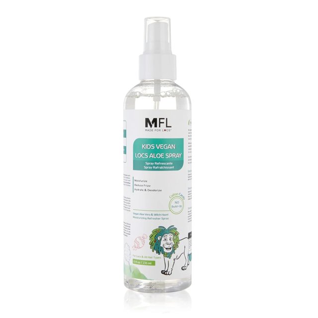 Kids Vegan Locs Aloe Refresher Spray 8 oz (Cotton Candy)