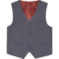 thumbnail image 1 of Kids Vest for Boys 3 Button Formal Suit Vest, 1 of 11