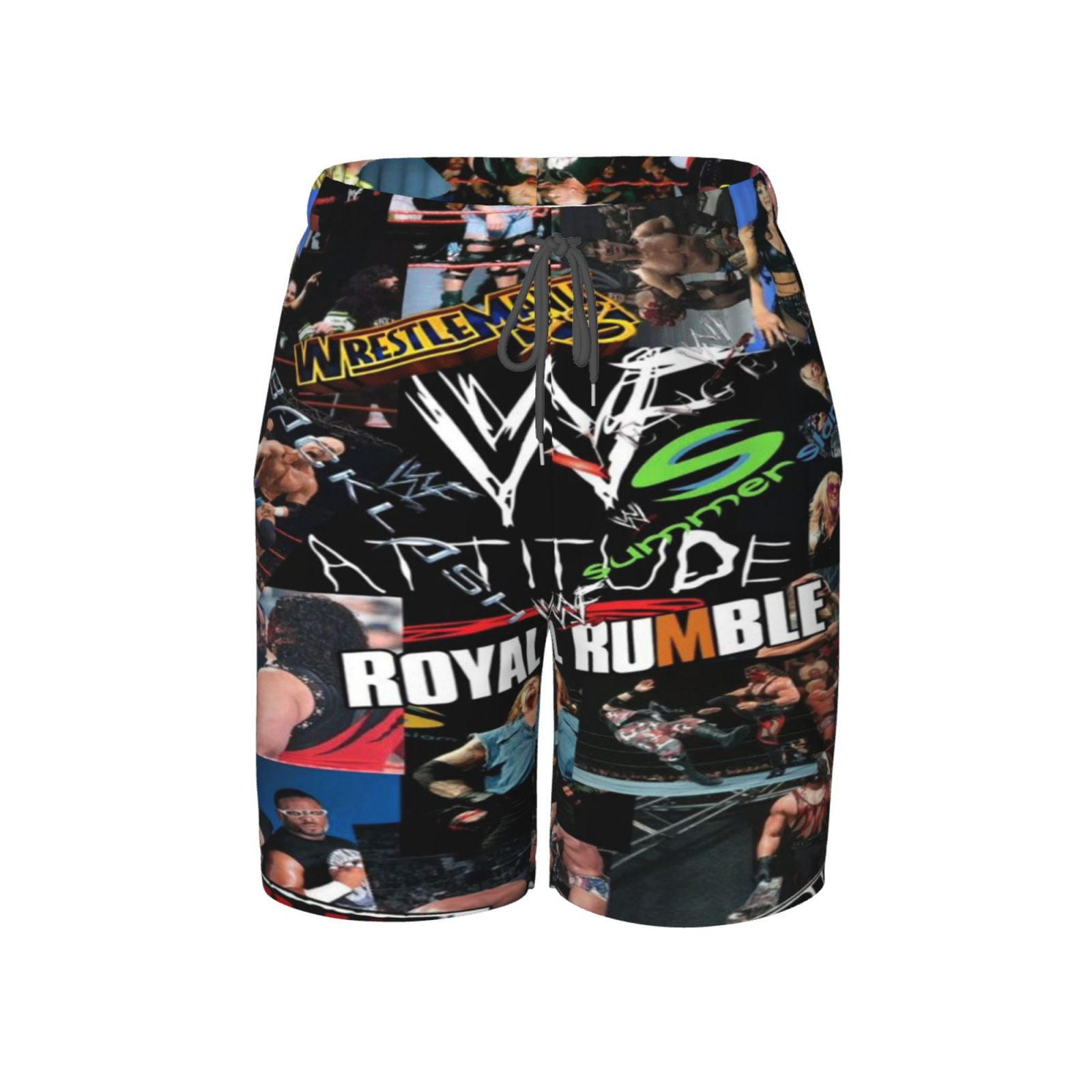 Kids WWE Beach Shorts with Mesh Liner Swim Trunks Swim Shorts Quick Dry