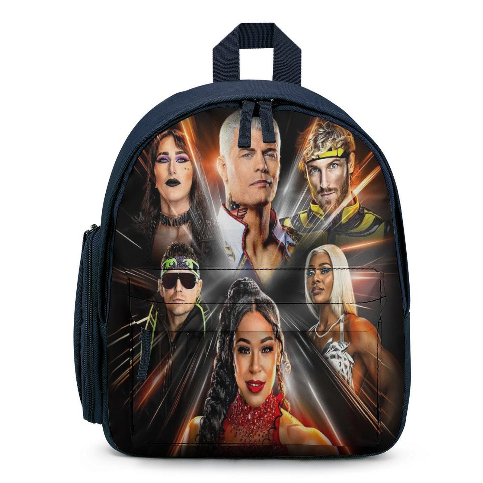 WWE Small Backpack Small Bookbag Cartoon Backpack Gifts