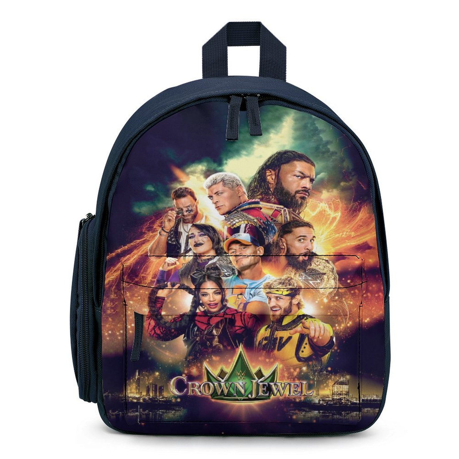 WWE Small Backpack Small Bookbag Cartoon Backpack Gifts
