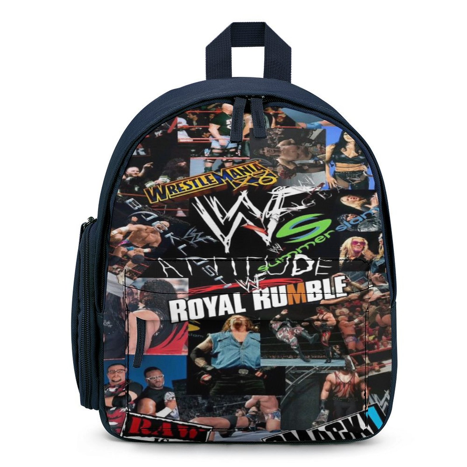 WWE Small Backpack Small Bookbag Cartoon Backpack Gifts