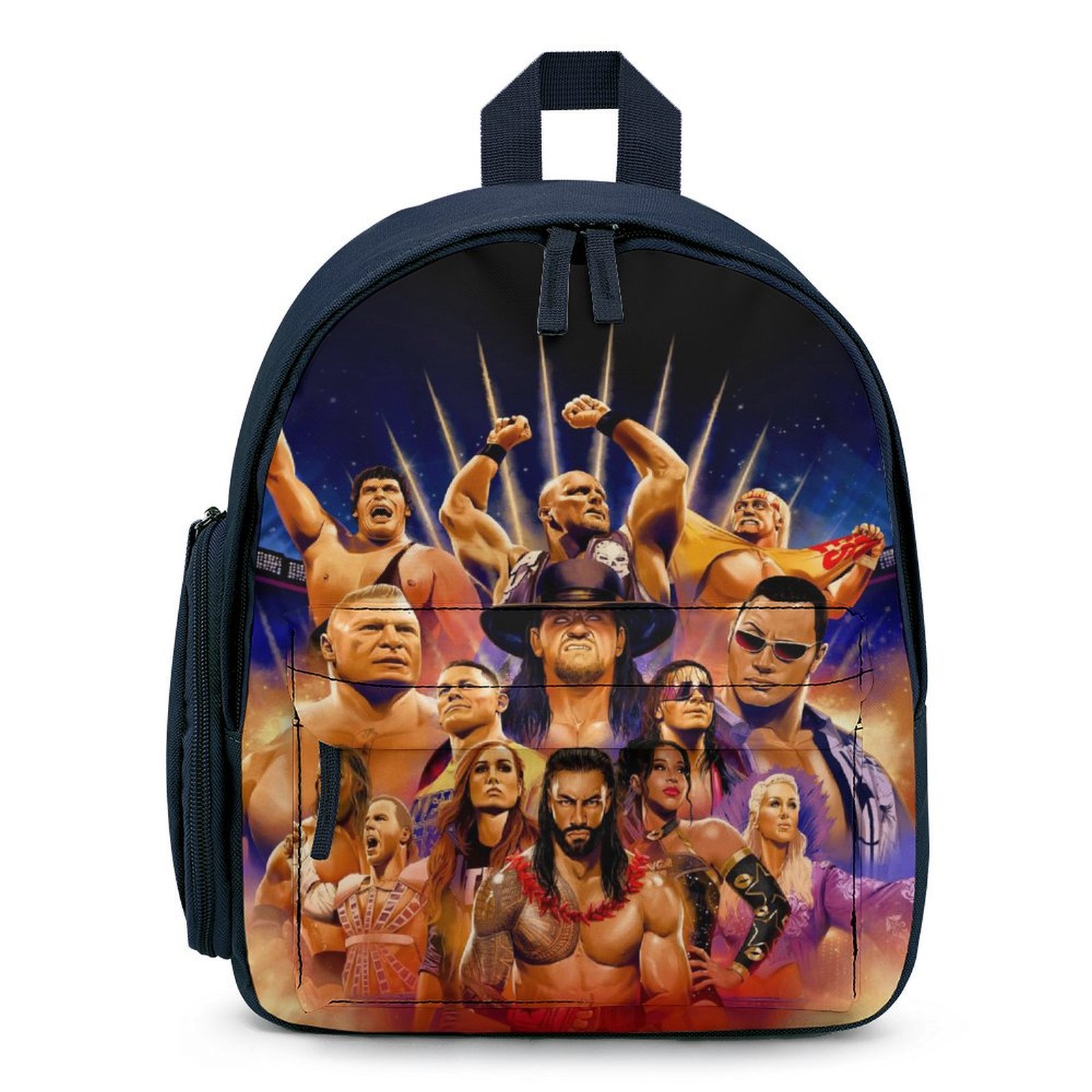WWE Small Backpack Small Bookbag Cartoon Backpack Gifts