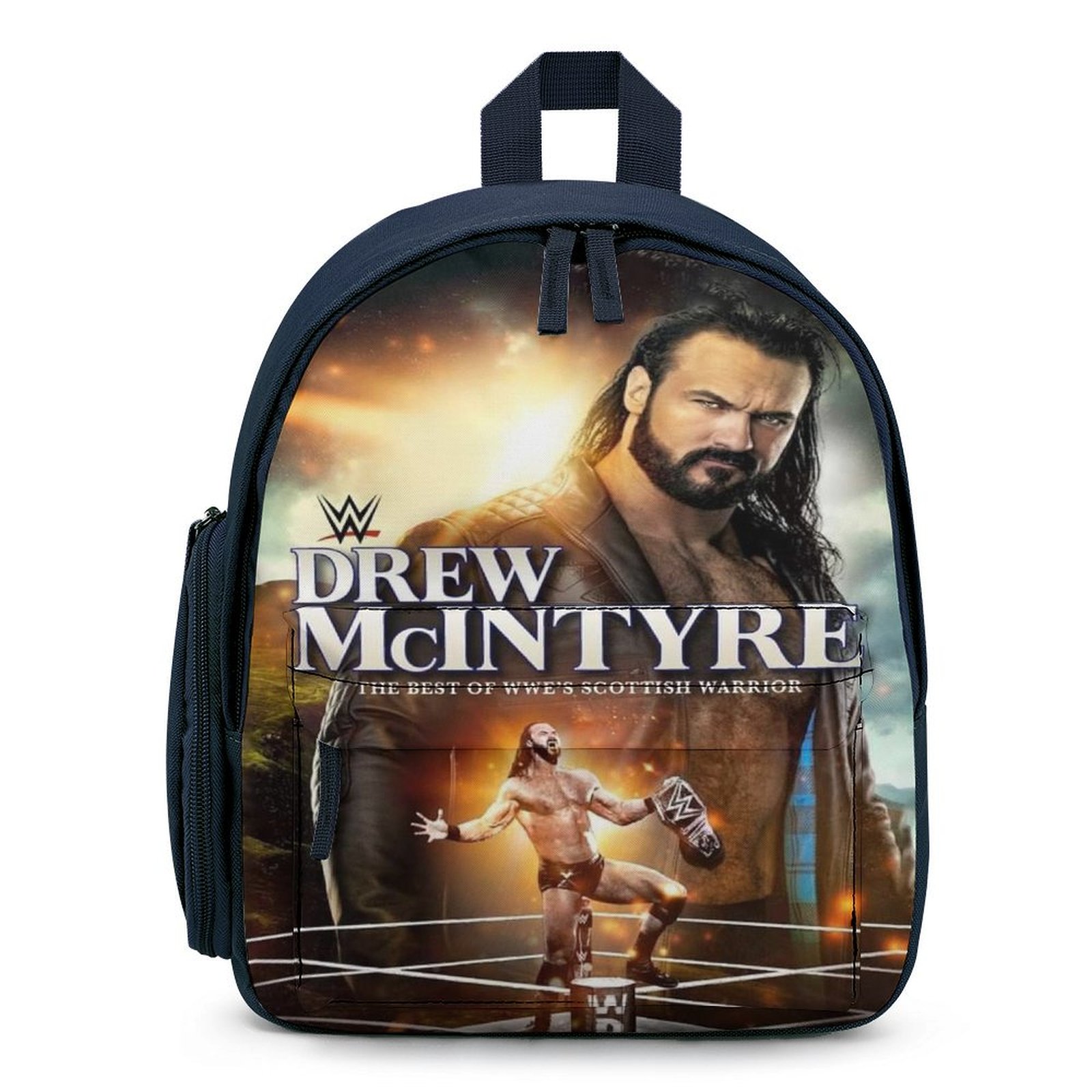 WWE Small Backpack Small Bookbag Cartoon Backpack Gifts