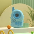 thumbnail image 1 of Kids Walkie Talkies Set of 2, 500 Meter Range Wireless Walkie Talkies for Children, Pink Toy Walkie Talkies for Outdoor Play & Parent-Child Communication, Ages 4+ Blue, 1 of 7