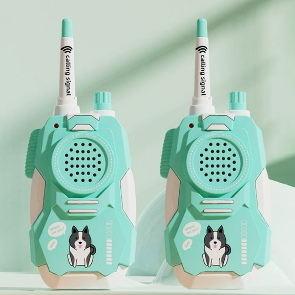 Kids Walkie Talkies Toys for Boys, Mini Robots Walkies Talkies 2 Pack Birthday Gifts for 3 4 5 6 7 8 Year Old Boys Toys Age 4 5 6 7 8 Camping Outdoor Games