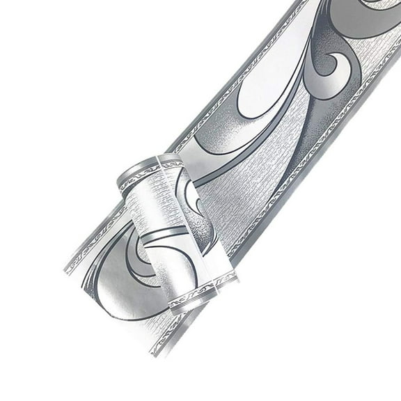 Kids Wall Stickers,PVC Adhesive Vintage Wallpaper Border Roll Wall Covering Border Bathrooms Kitchen Tiles Decor