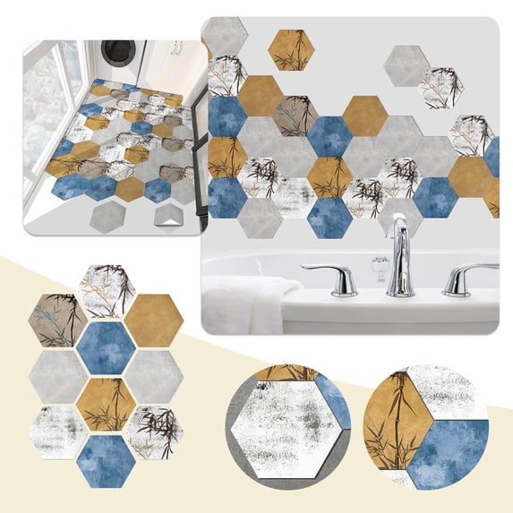 Kids Wall Stickers,Simulation Tile Sticker Adhesive Crystal Film Wall Sticker Kitchen Bathroom Wall Board
