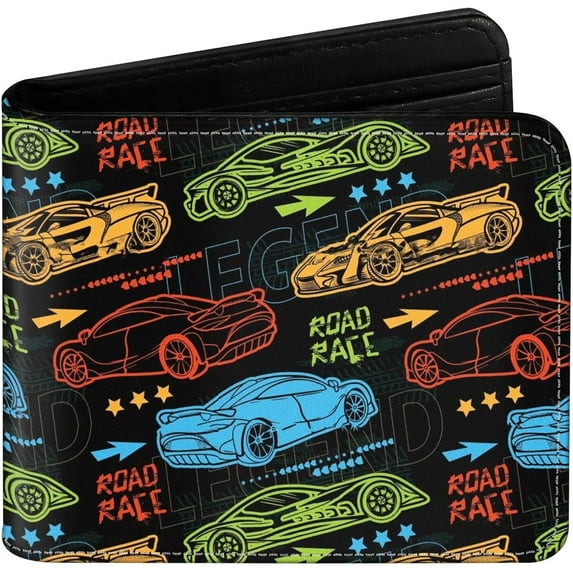 Kids Wallet for Boys, Funny Boys Gamer Wallets for Kids Ages 5-7 8-10 9-12 13-15 with Credit Id Card Cash Holder Black Rfid Blocking Zipper With Coin Pocket Id Window For Teen Youth Guys Men Teenager