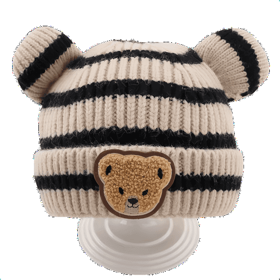 Kids Warm Winter Knit Cuffed Beanie Hat for Boy and Girl 0-3 Year old