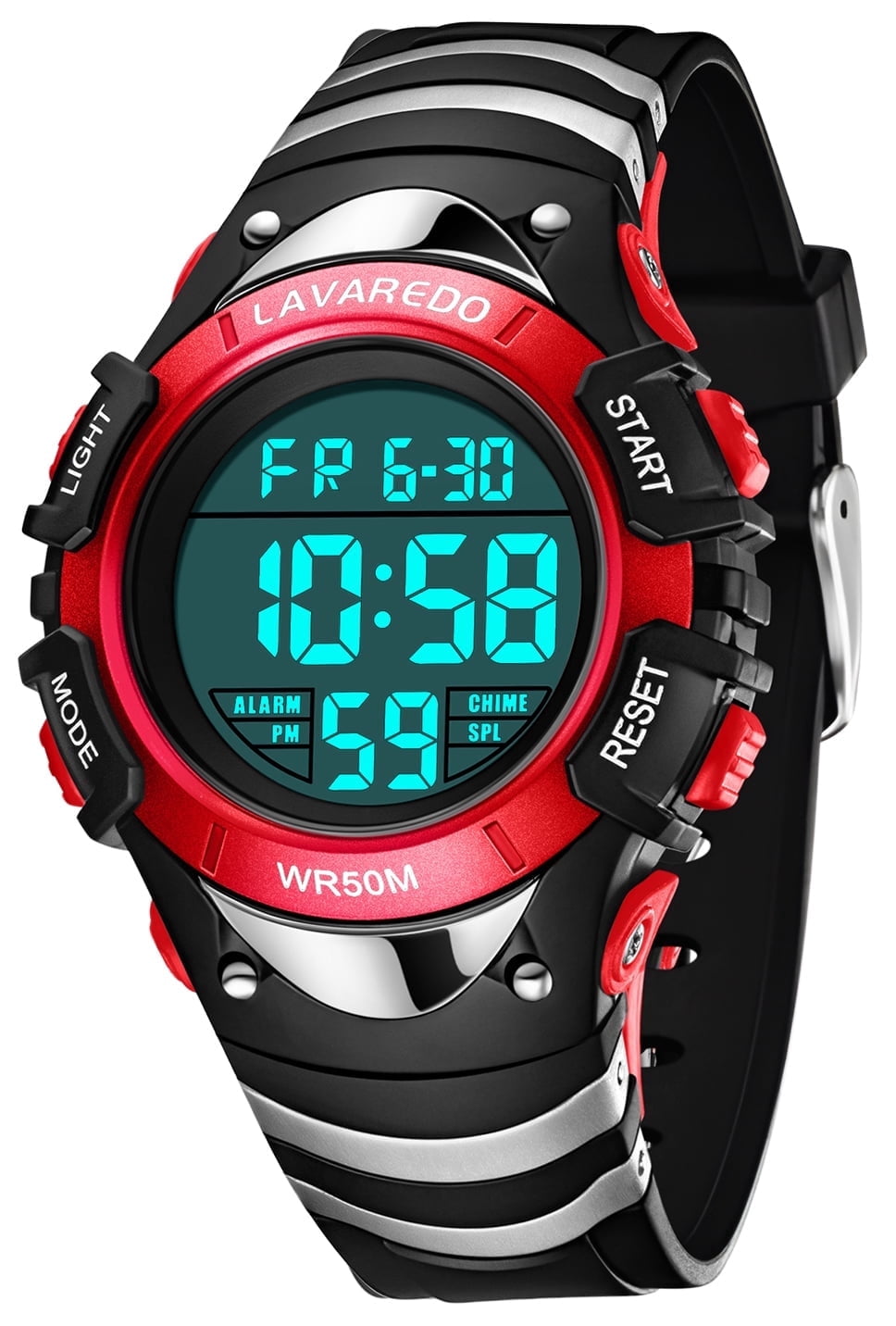 Digital Sport Watch with Stopwatch and Alarm Findtime Mens Digital Watch Tactical Waterproof Large  main image 2