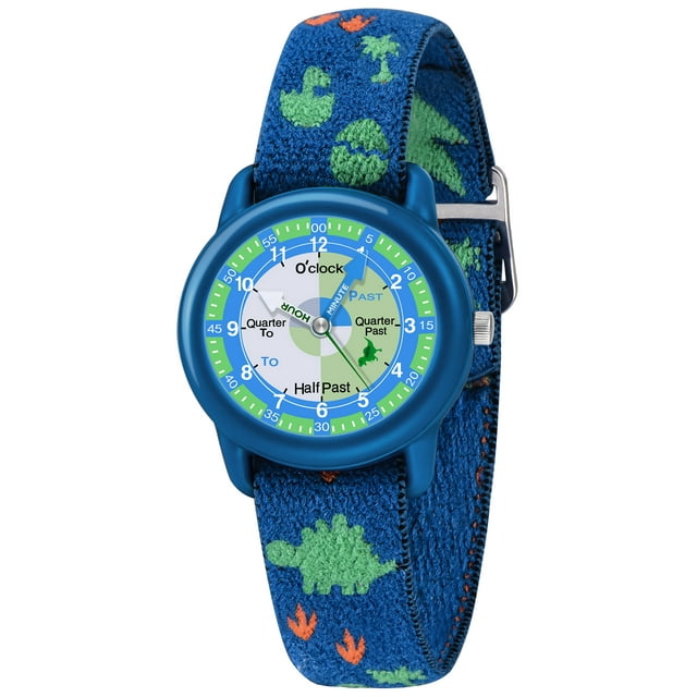 Kids Watch Girls Elastic Fabric Strap Watch Analog Wrist Watch for ...