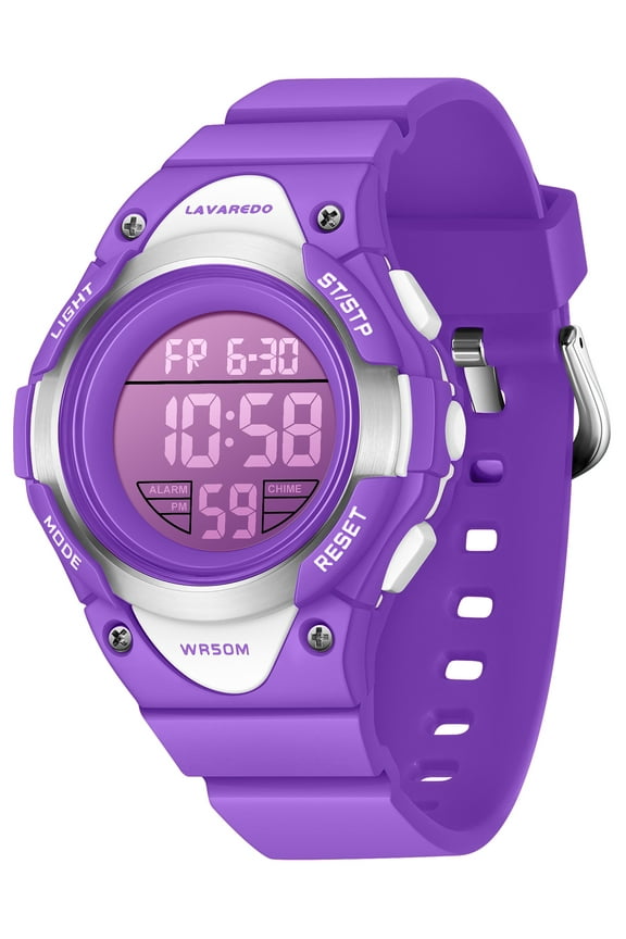Kids Watch Multifunctional Digital Sports Watch with 7-Color backlight, Stopwatch,Alarm,Date,Week,Silicone Strap Waterproof Watches Gift for Kids