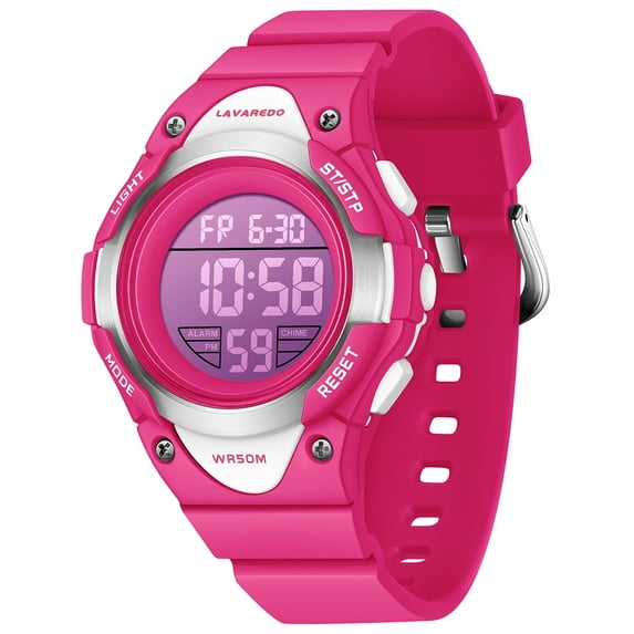 Kids Watch Multifunctional Digital Sports Watch with 7-Color backlight, Stopwatch,Alarm,Date,Week,Silicone Strap Waterproof Watches Gift for Kids