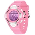 thumbnail image 1 of Kids Watch Multifunctional Digital Sports Watch with 7-Color backlight, Stopwatch,Alarm,Date,Week,Silicone Strap Waterproof Watches Gift for Kids, 1 of 7