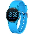 thumbnail image 1 of Kids Watch Waterproof Digital Watch for Boys Girls with Pedometer, Calories, Dual Alarms, Stopwatch, Calendar, Soft Silicone Band Fitness Watch for Kids, 1 of 9