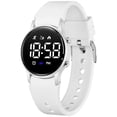 thumbnail image 1 of Kids Watch Waterproof Digital Watch for Boys Girls with Pedometer, Calories, Dual Alarms, Stopwatch, Calendar, Soft Silicone Band Fitness Watch for Kids, 1 of 9