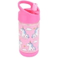 thumbnail image 1 of Kids Water Bottle with Straw, Spill Proof, Eco-Friendly BPA Free Non Toxic Plastic Bottles (Unicorn Water bottle), 1 of 8