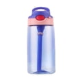 thumbnail image 1 of Kids Water Bottle with Straw for School Leak Proof Toddler Water Bottle Spout Lid for Boys & GirlsPurple, 1 of 5
