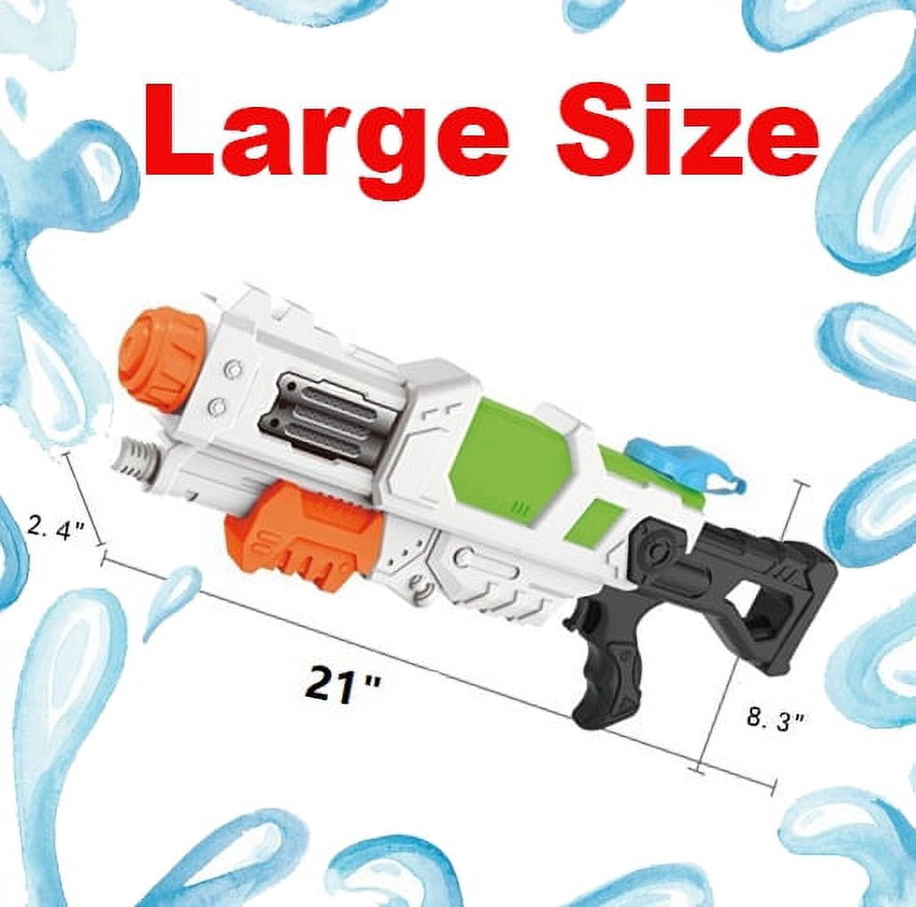 Kids Water Gun for 600CC Easy Refill Super Squirt Guns Water Soaker Blaster Toys Gifts for Boys Girls Children Summer Swimming Pool Beach Sand Outdoor Water Fighting Play Toys Pistola De Agua Grande