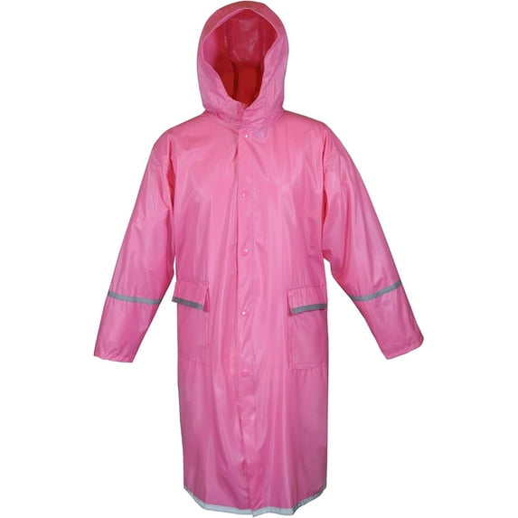 Kids Water Proof Rain Coat with Reflector - Juniors Premium Rain Jacket