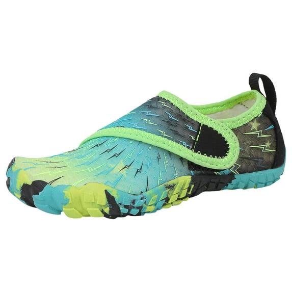 Kids Water Shoes - Soft Sole Beach Swim Shoes for Boys & Girls, Non- Aqua Socks for Pool & Outdoor Play,for Size 12