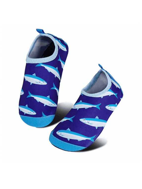 Kids Water Shoes Quick-Dry Non-Slip Barefoot Aqua Socks for Beach Swim Pool