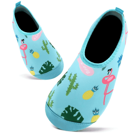 Watelves Kids Water Shoes Quick-Dry Non-Slip Barefoot Aqua Socks for Beach Swim Pool