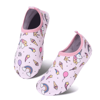 Watelves Kids Water Shoes Quick-Dry Non-Slip Barefoot Aqua Socks for Beach Swim Pool